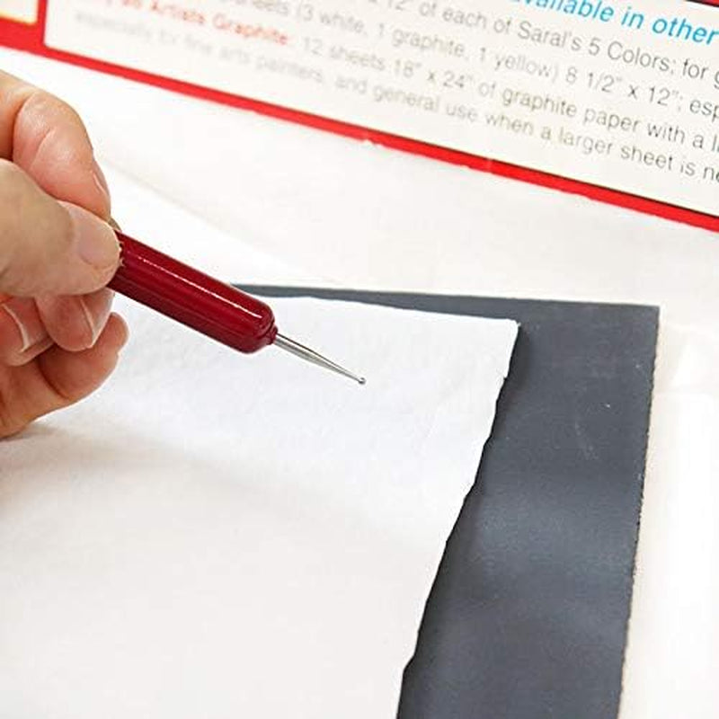 Saral Paper Corp Wax Free Transfer Tracing Paper - White - 12 Inches X 12 Foot Roll