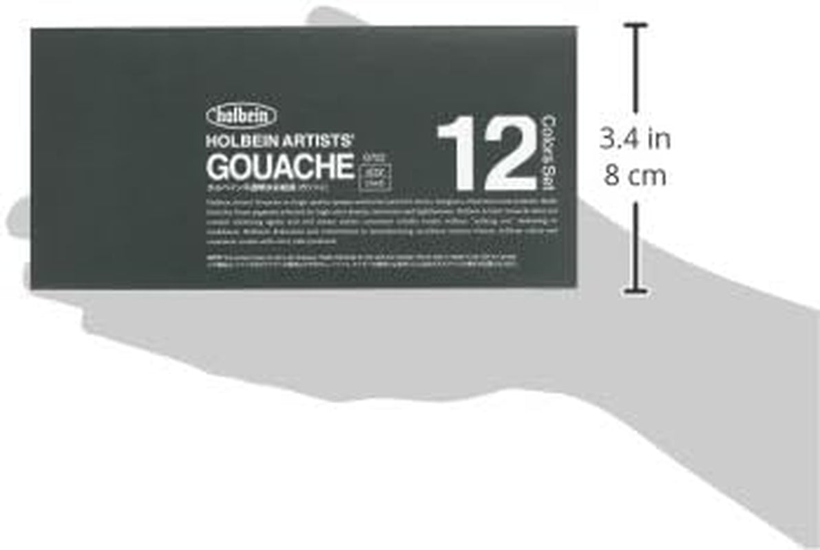 Artists Gouache Set of 12, 5Ml Tubes