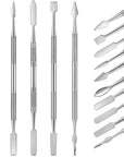 5 Pieces Miniature Sculpting Tools Set Mini Stainless Steel Double-Headed Tool for Model and Convert Plastic, Resin and Metal Tabletop War Game Miniatures Models