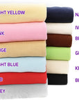 12PCS Solid Color Knitted Polar Fleece Fabric | 20''X40'' | anti Pill Fabric Patchwork Polyester Plush Fleece Cloth for Sewing, Toys, Throw Blankets, PJ Pants, Booties, Eye Mask