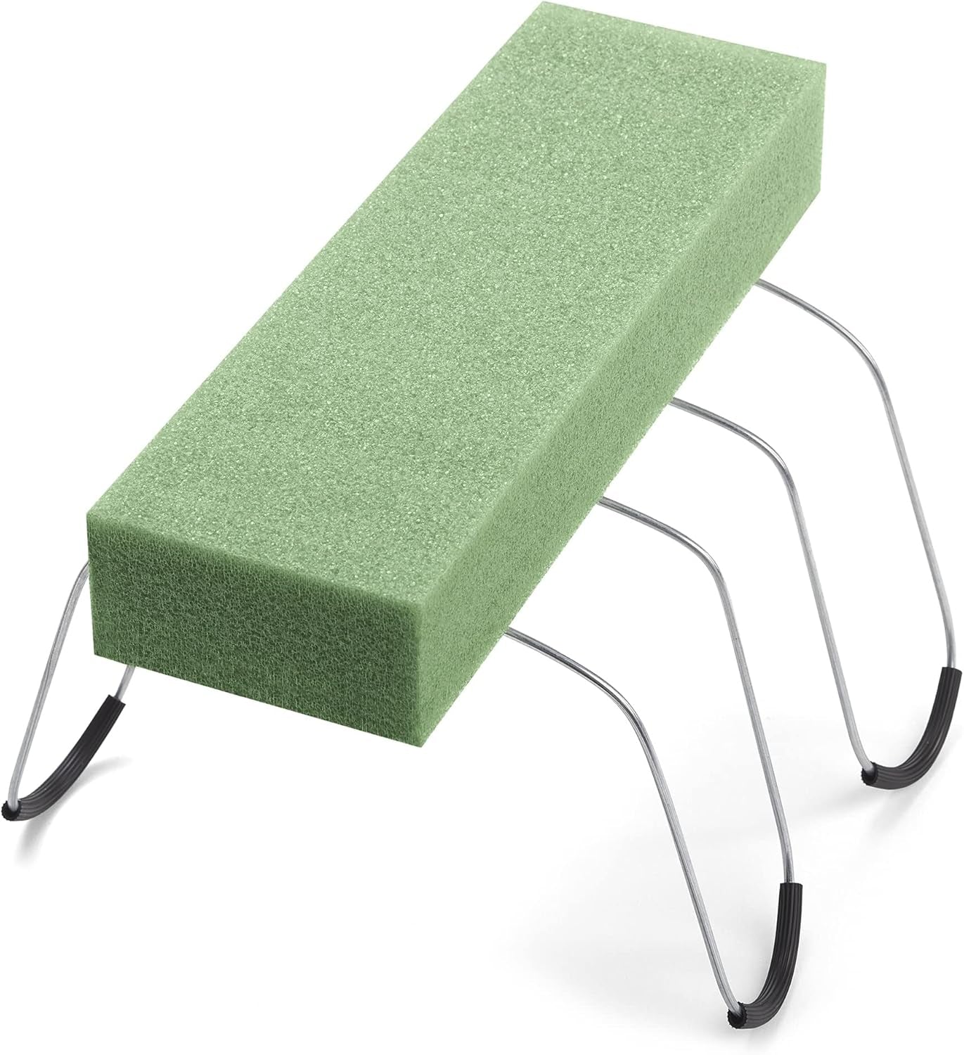 Floral Tombstone Hugger with Florafōm 2.6 Inch X 12 Inch X 17.3 Inch Green