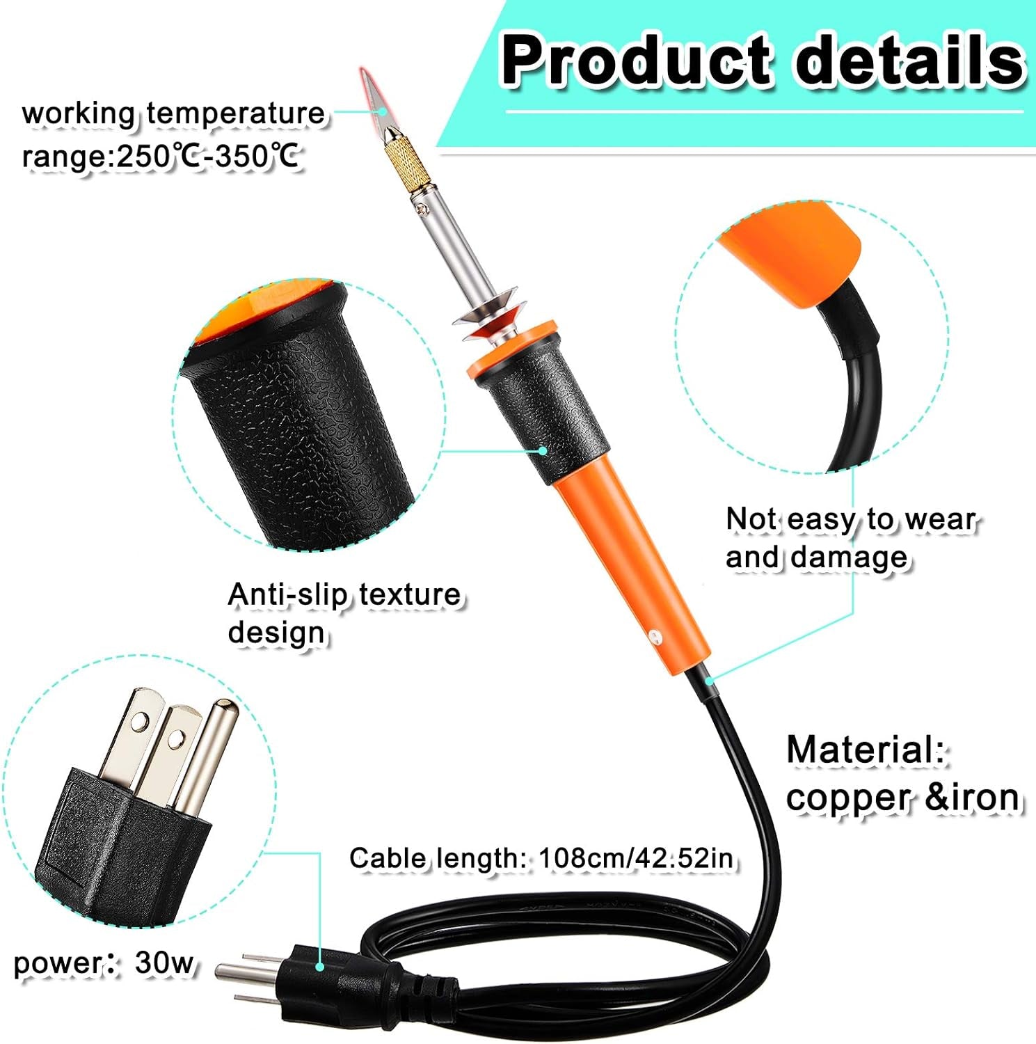19 Pieces Electric Hot Knife Cutter Tool, Multipurpose Hot Knife Stencil Cutter with Metal Stand, 14 Pieces Blades, 3 Pieces Chuck Sleeves for Cutting Carving Soft Thin Foam Making Stencils