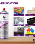 AK Trading Professional Quality General Multipurpose Spray Adhesive, 12-Ounce for Acoustic Panels & Craft Upholstery Foam Adhesive & Fabric Glue
