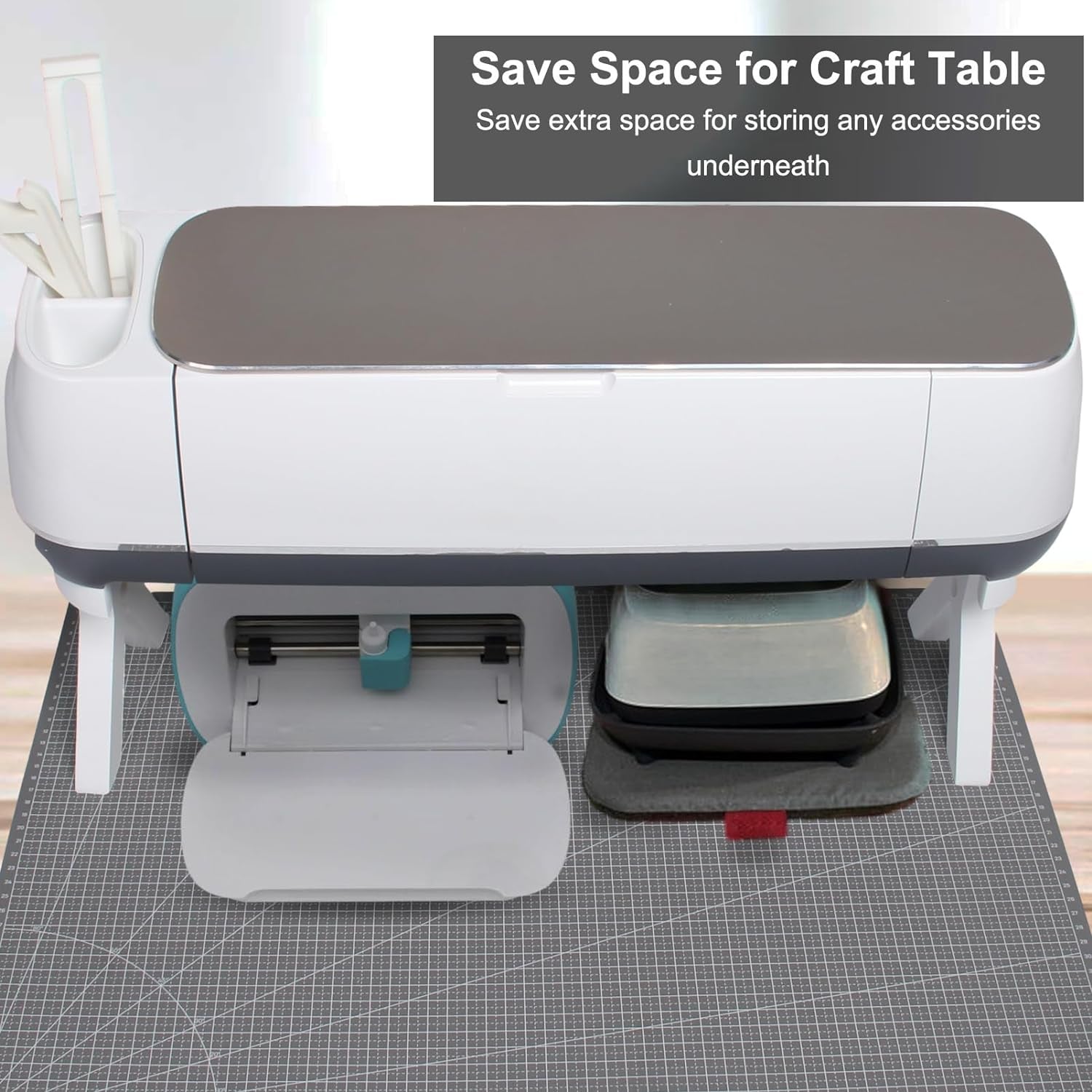 Stand Legs Compatible with Maker 3 and Maker, Machine Organization and Storage, Maker 3 Accessories Organizer, save Space for Craft Desk, Room, Shelf and Table