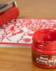Water-Soluble Block Printing Ink, 6-Color Printmaking Ink Set for Linoleum Block, 3.5 Floz