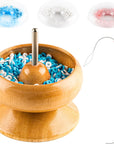 Clay Bead Spinner for Jewelry Making with 2 Big Eye Beading Needles and 1125 Clay Beads, Ideal for Bracelets and Necklaces