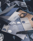 63PCS Moon Embellishment Scrapbook Paper Packs for Journaling Supplies, Material Papers Memos Stamps Cards for Journals Planners Aesthetic DIY Art Crafts Collage Album