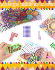 Arts and Crafts for Kids Ages 8-12 & 6-8, Window Suncatcher Diamond Painting Kits by Numbers for Girl Ages 7 9 11 Year Old Gem Art for Kids Ages 9-12 Birthday Gift Idea for Teens (Nature)