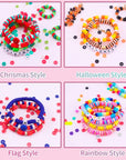 Clay Bead Bracelet Kit -16300Pcs Clay Beads Kit, 56 Colors Clay Beads Bracelet Making Kit, Polymer Clay Bead Bracelet Kit, Crafts Kit for Teen Girls, Mother'S Day Brithday Gifts