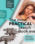 Premium Sketch Book 9In X 12In | Double Sketch Pad Pack | 200 Sheets of Quality 90Gsm Paper | for Adult Artists and Learners | Spiral Bound for Versatility