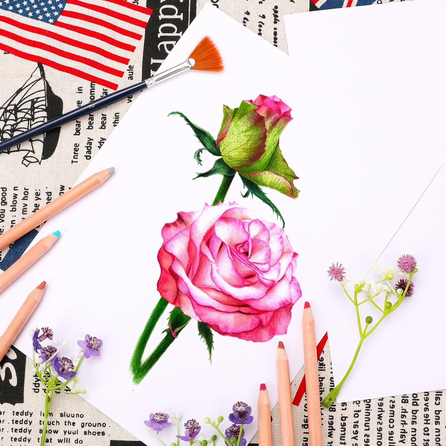 Pro Pastel Chalk Colored Pencils,Set of 72 Colors,Color Charcoal Pencils for Drawing Sketching Coloring Shading,Art Supplies for Adults Artists