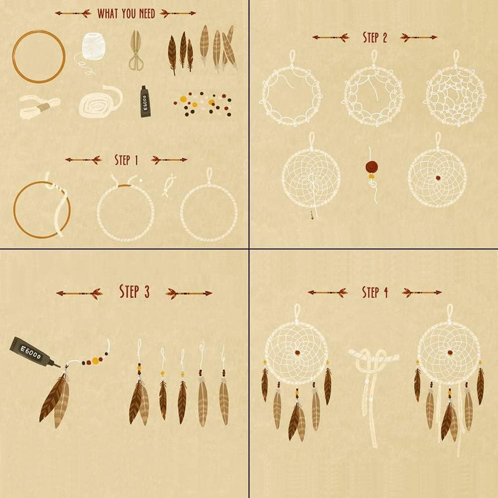 10Pcs 6 Inch Gold Metal Rings for Crafts Dream Catcher Ring, Metal Hoops for Dream Catcher and Crafts Centerpiece Table Decorations