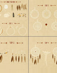 10Pcs 6 Inch Gold Metal Rings for Crafts Dream Catcher Ring, Metal Hoops for Dream Catcher and Crafts Centerpiece Table Decorations