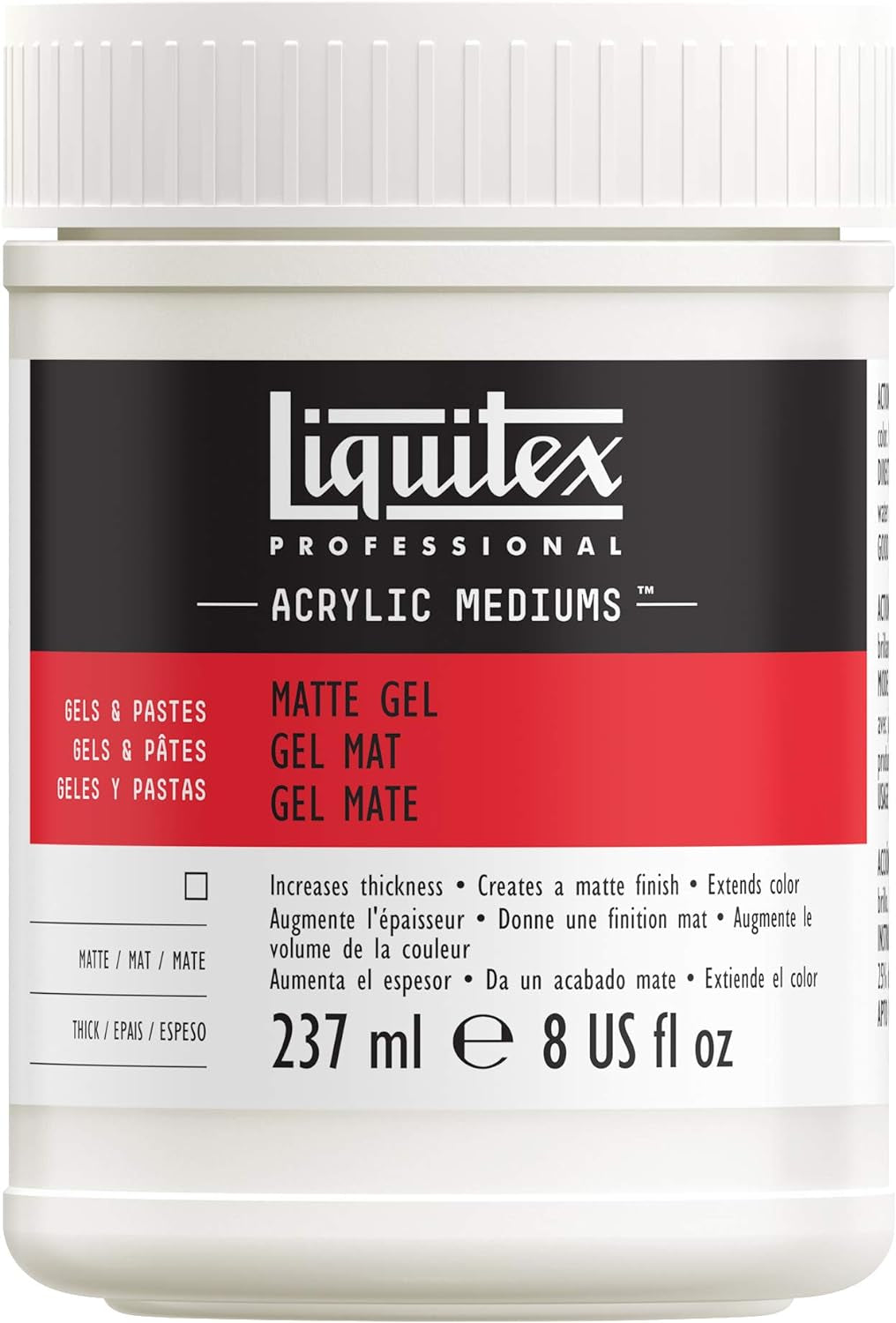 Professional Matte Gel Medium, 237Ml (8-Oz)