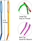 35Pcs Yarn Needle Tapestry Needles,Darning Needle Yarn Needles,Big Eye Blunt Knitting Needles with Stitch Markers for Knitting Crocheting