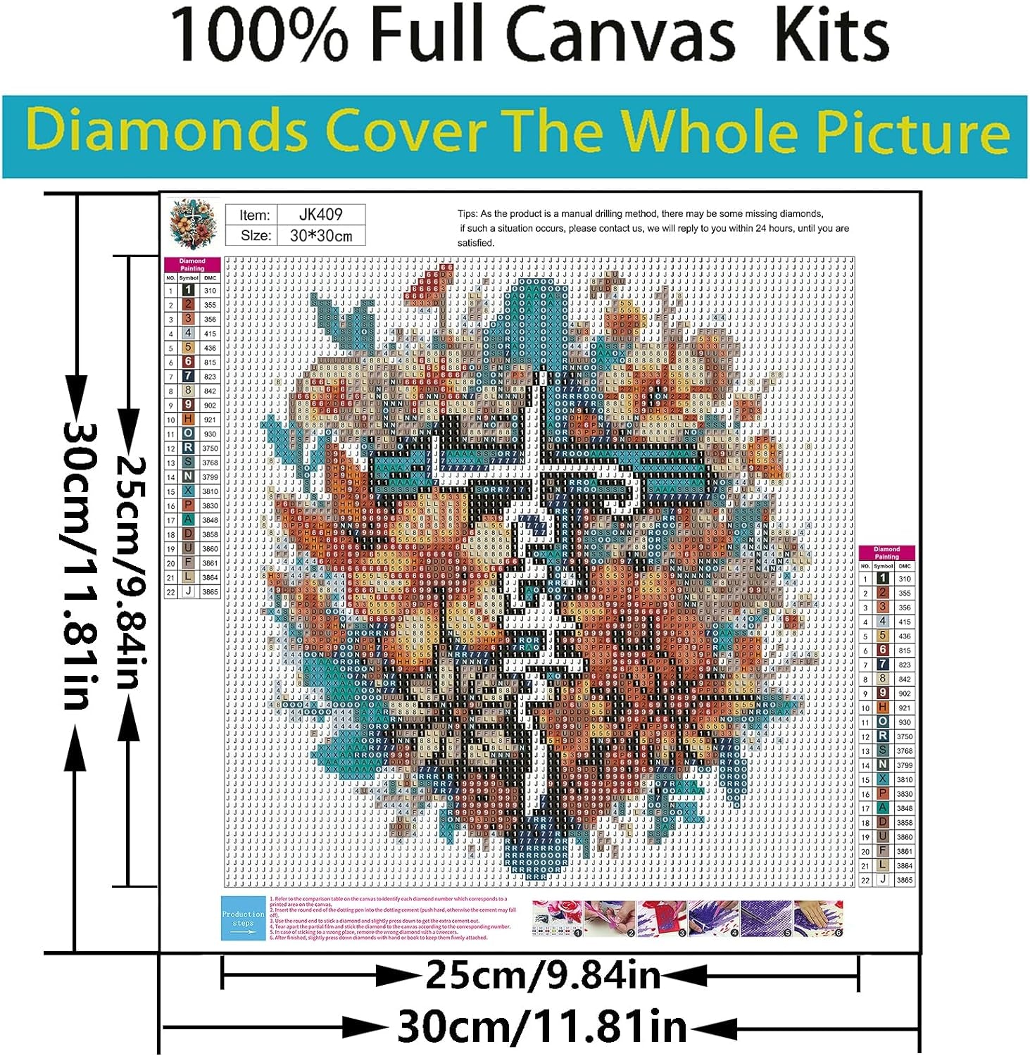 5D Diamond Painting Kits for Adults Beginners,Cross Flower Diamond Art Kit,Diy Full round Drill Diamond Dot Gem Art Kits for Adults,Home Wall Decor 11.8X11.8 Inch