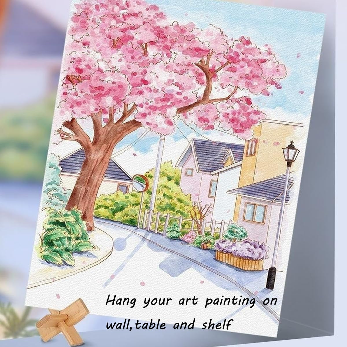 DIY Watercolor Kit 3 Themes12 Watercolor Paintings for Relaxation Watercolor Painting Set Art Craft Presentfor Kids Teens and Adults Beginners 12.4 * 8.8''