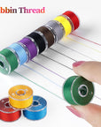 210 Pcs Bobbins Sewing Thread, Sizea Class15 Prewound Sewing Bobbins for Sewing Machine, 36 Colors Polyester Sewing Threads Compatible for Brother/Singer/Babylock/Janome Machine, 60WT