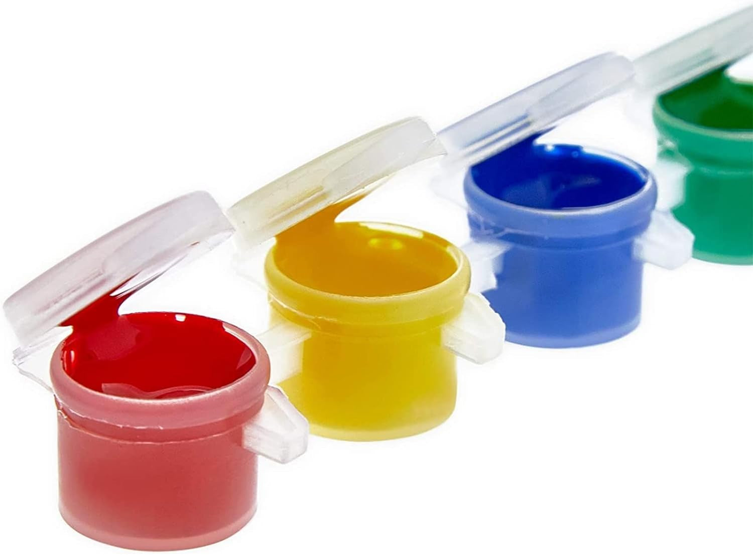 Acrylic Paint Pots for Kids, Classroom, Art and Crafts, 8 Colors (96 Pack)
