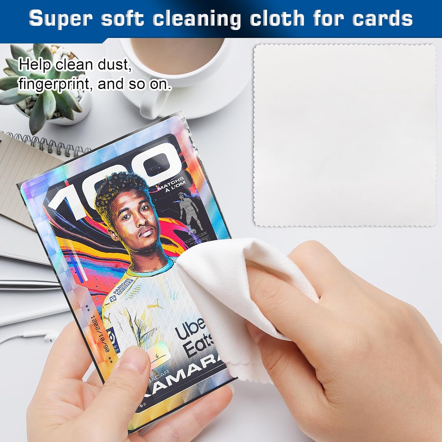 Card Grading Centering Tool Kit, Card Center Tool with 30X Magnifying Tool, 2 Pcs Clean Cloth, Centering Guide Card Tools