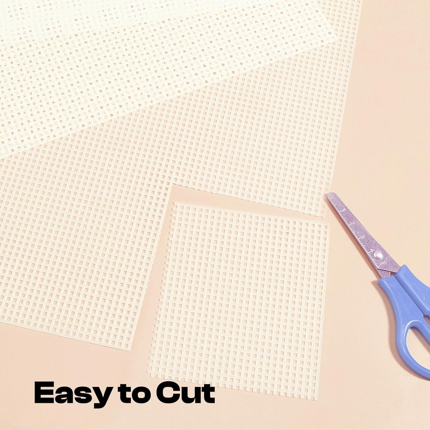 4 Pieces 7 Count Plastic Canvas Sheets 10.5 X 13.5 Inch Plastic Mesh, Plastic Mesh Sheet, Eye Mesh for Embroidery, Acrylic Yarn Crafting, Knit Crochet Projects and Make Dividers