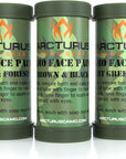 Camo Face Paint Sticks - 6 Camouflage Colors in 3 Double-Sided Tubes | Compact Camo Concealment for Hunting, Paintball, Airsoft or Military Use