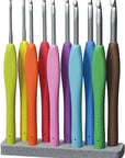 3672 Amour Crochet Hook Set, 10 Sizes