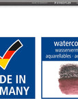Water-Soluble Tinted Graphite Pencils, Watercolor Artist Set, Pre-Sharpened, 12 Colors in Metal Tin, 14610T M12