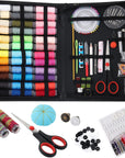Large Sewing Kit for Adults, 235 Pcs Needle and Thread Kit with Basic Sewing Supplies and Accessories for Travel Small Fixes, Emergency Repairs, Hand Sewing, Beginners, Starter