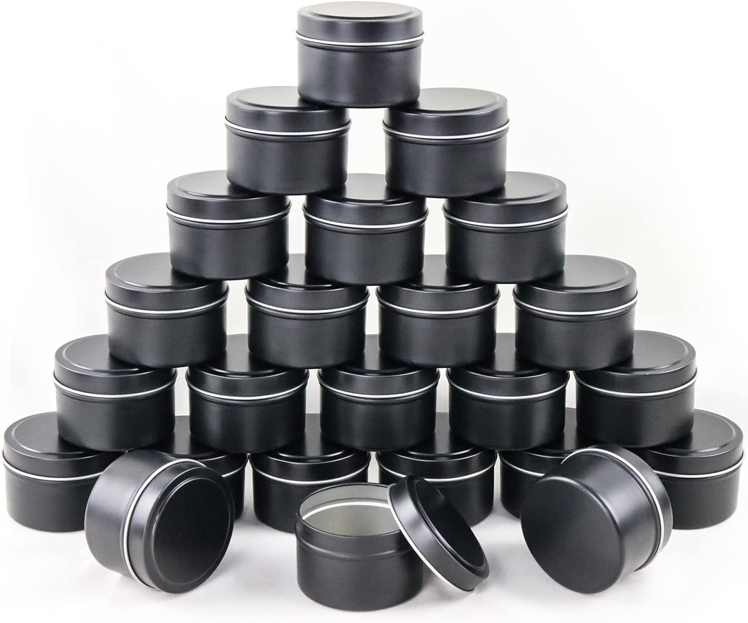 Candle Tin 24 Piece, 4 Oz, for Candle Making