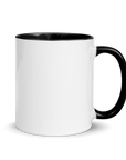 White Ceramic Mug with Color Inside
