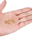 14K Gold Earring Backs Replacements - Hypoallergenic Earring Backs for Studs, Secure Ear Locking for Stud Earrings Ear Nut for Posts, 10Pcs/5 Pair