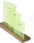 Wooden Ruler Rack, Regular,Brown