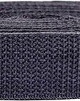 1 Inch 16 Yards Polypropylene Webbing Strap Band with 16 Set 1Inch Side Release Plastic Buckles, Black