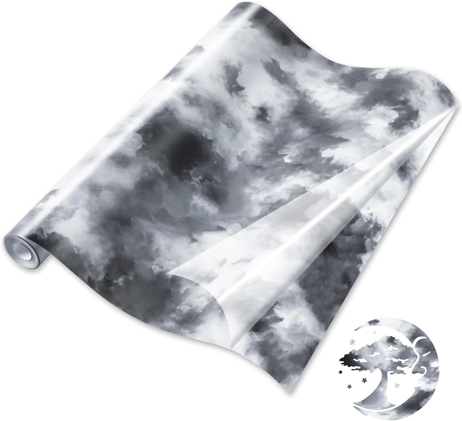 Puff Vinyl Heat Transfer - 12&quot; X 15FT White Puff Vinyl Heat Transfer for T Shirts, White Puff HTV Vinyl Heat Transfer for Cricut &amp; Cameo - Easy to Cut &amp; Weed for Heat Vinyl Design(White)