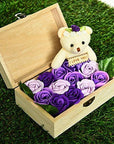 6Pcs Large Unfinished Wooden Box Rectangle Keepsake Box Stash Boxes with Hinged Lid for DIY Easter Arts Hobbies, Jewelry,6X4X2.3Inch