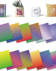 Solid Color Transfer Sheets, 8 Pcs 12"X 12" Plain Colors Pre-Printed Sublimation Paper for Heat Press Mug, DIY T- Shirts, Coasters Blanks