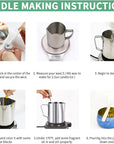 Candle Making Kit for Adult, DIY Candle Making Supplies Include Beeswax, Wicks, Candle Tins, Essential Oils, Dyes, DIY Arts & Crafts Gift for Kids, Beginners, Adults