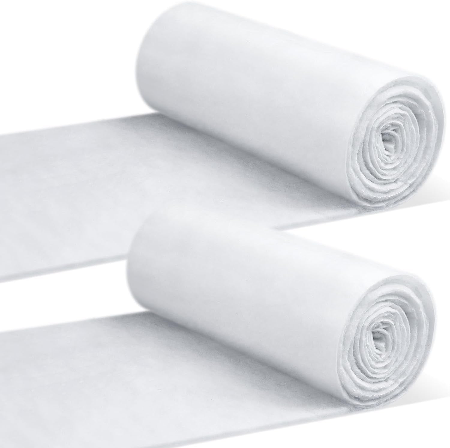 2 Roll Upholstery Quilt Batting 36 Inch X 5 Yard X 0.4 Inch Polyester Batting Multipurpose Fiberfill Stuffing Fabric for Cushion Pillows Bedspreads Interior Decoration Crafts