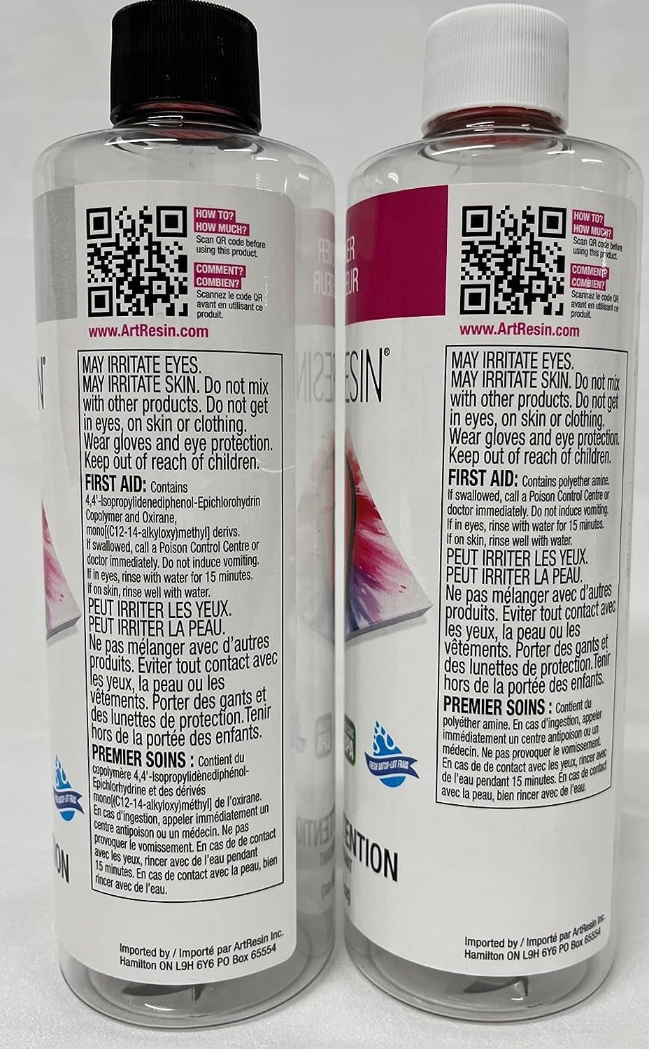 - Epoxy Resin - Clear - Non-Toxic - 32 Oz (16 Oz Resin + 16 Oz Hardener) (946 Ml)
