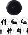 Tape Measure, 10 Pack Measuring Tape for Body 60 Inch, Retractable Fabric Small Tape Measure for Sewing Tailor Medical Craft Cloth
