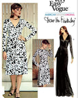 Vogue V2000H5 Misses' Wrap Dress Sewing Pattern Packet by Diane Von Furstenberg, Design Code V2000, Sizes 6-8-10-12-14
