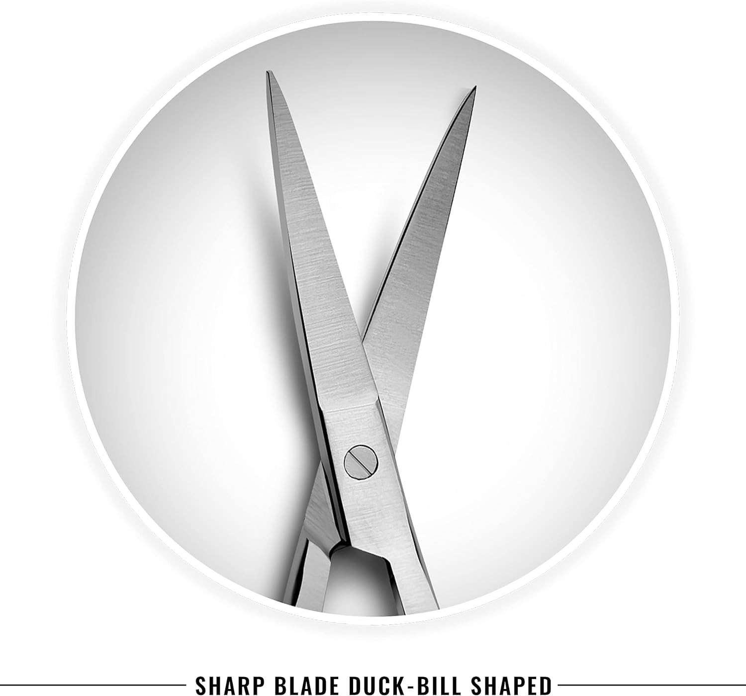 6 Inch Double Curved Scissors – Professional Grade, Multi-Purpose Precision Scissors for Crafting, Embroidery, and Dog Grooming