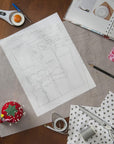 Sketching & Tracing Paper Roll, White, 12 Inches X 20 Yards - for Drawing, Trace, Sketch, Sewing Pattern