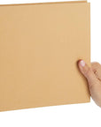 80 Pages Hardcover Kraft Scrapbook Albums, Multi-Purpose Brown Paper Notebook for Arts and Crafts, Blank Page Journal for Scrapbooking, Crafting, Creating Artworks and Journaling (8X8 Inches)