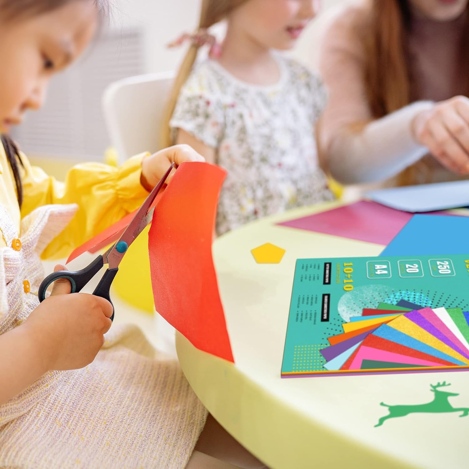 20 Sheets Glitter&Colored Cardstock Paper - 92Lb./250Gsm Cover, A4 Mixed Colored Craft Cardstock for School DIY Project, Birthday Card Making, Thanksgiving Gift Box Wrapping