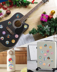 1000Pcs Princess Stickers, 20 Patterns Decals Rolls Self Adhesive Seals for Scrapbooking Cards Envelopes Gifts