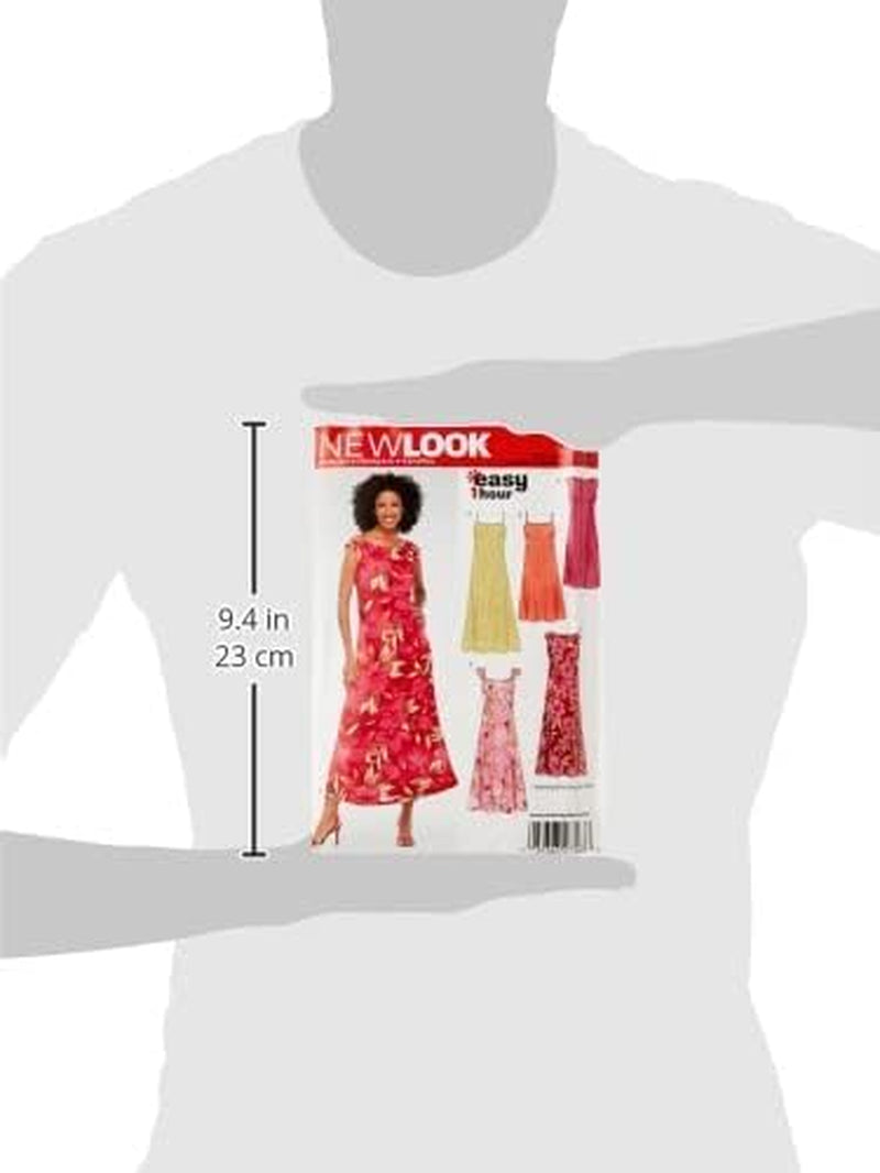 Sewing Pattern 6347 Misses Dresses, Size a (10-12-14-16-18-20-22)