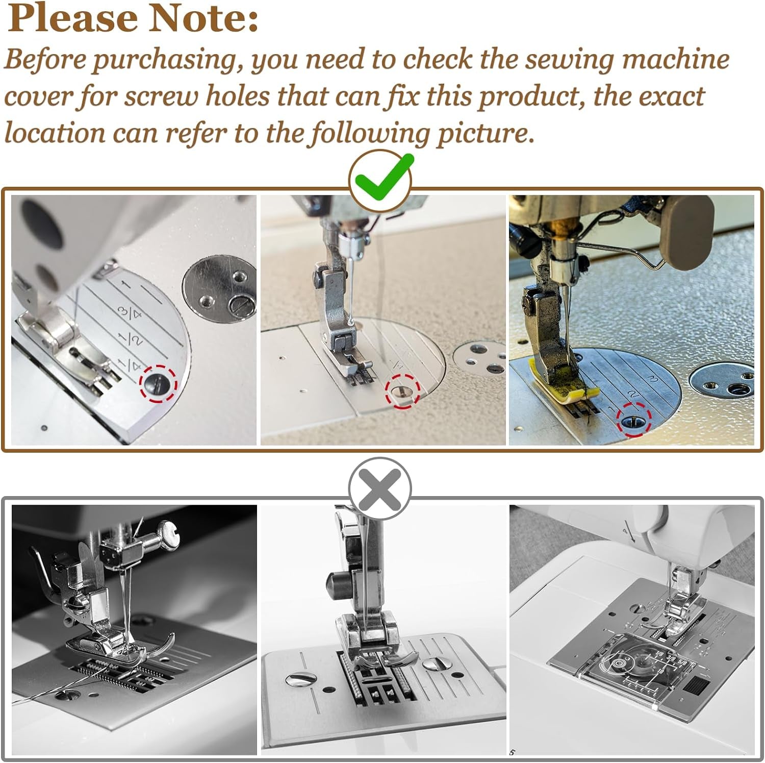 Sewing Rolled Hemmer Foot Set 8 Pcs (3/4/5/6/7/8/9/10 MM), 1 Pcs Sewing Magnetic Seam Guide, Rolled Hem Hammer Foot, Sewing Machine Tools & Accessories, Universal Sewing Machine Screws (3 Pcs)