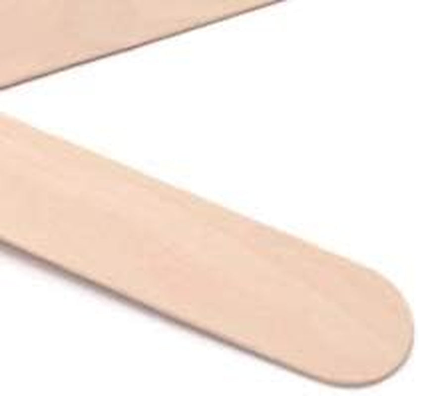 100 Piece Jumbo Craft Sticks, Premium Wood for Building, Mixing, and Creating Craft Projects
